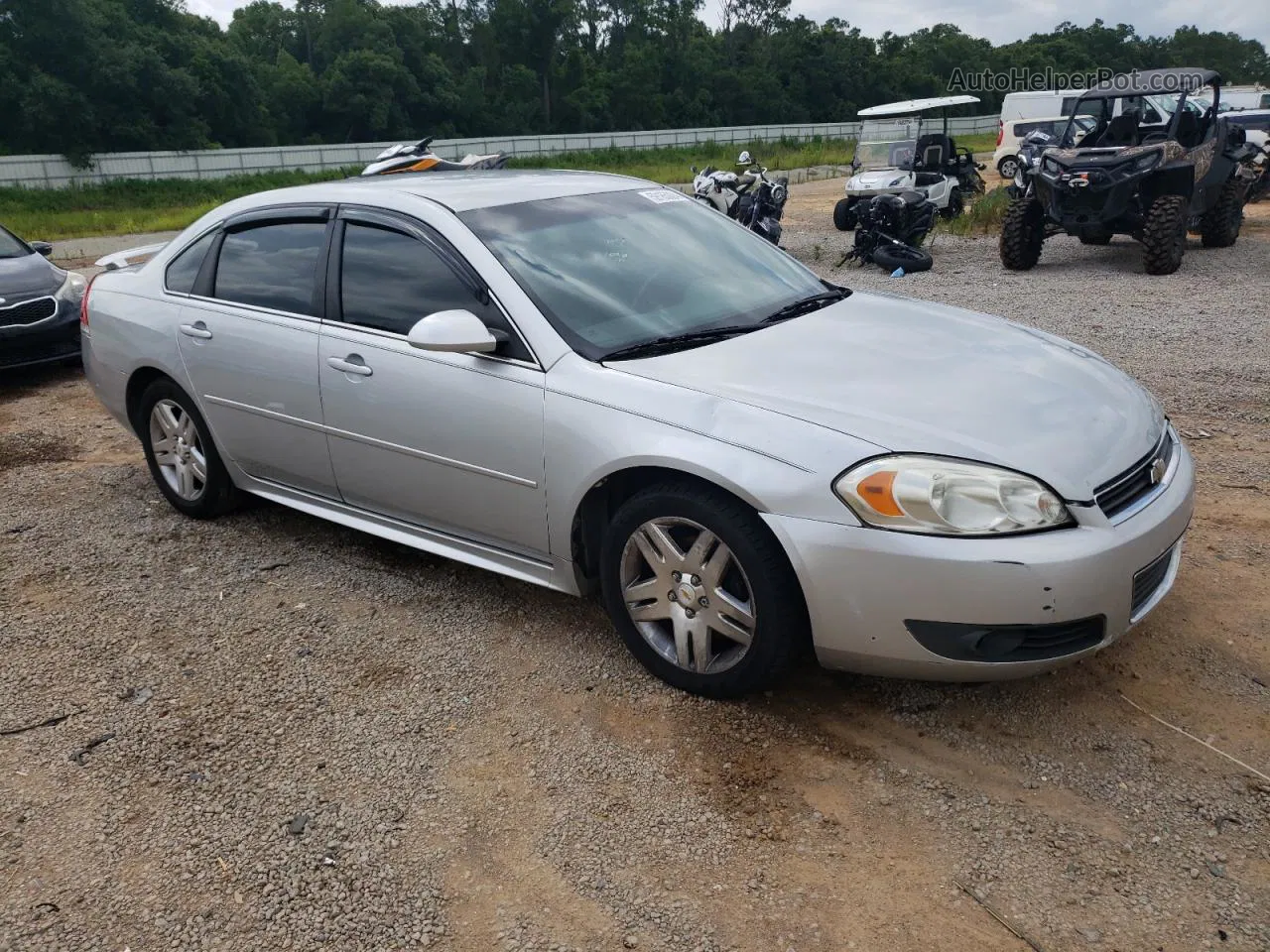 2011 Chevrolet Impala Lt Серебряный vin: 2G1WG5EK5B1117473