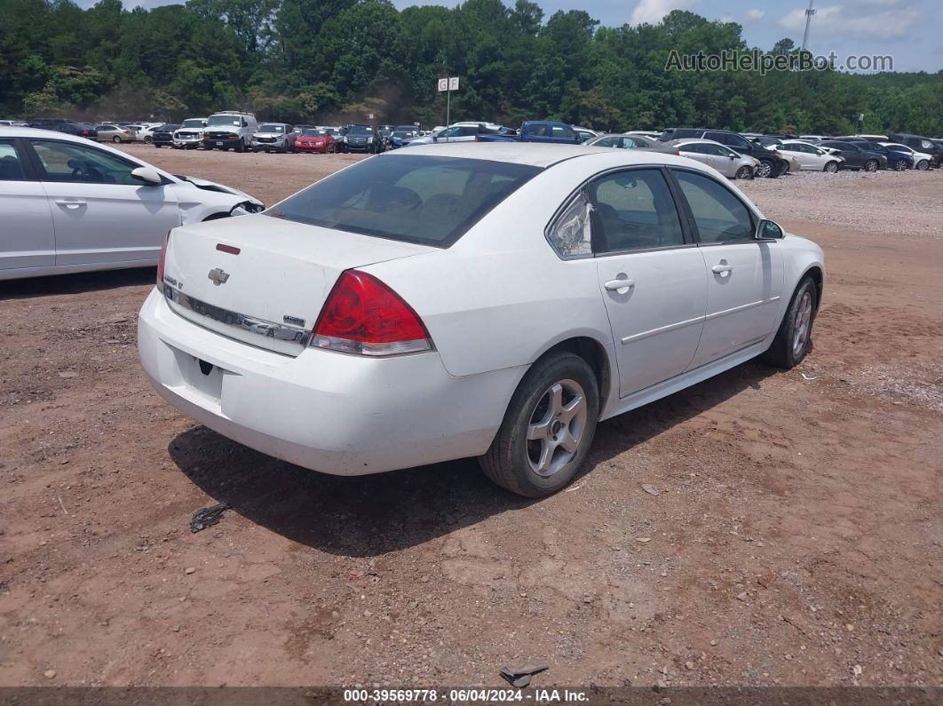 2011 Chevrolet Impala Lt White vin: 2G1WG5EK5B1167256