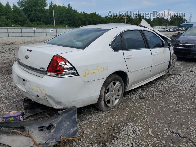 2011 Chevrolet Impala Lt White vin: 2G1WG5EK5B1254896