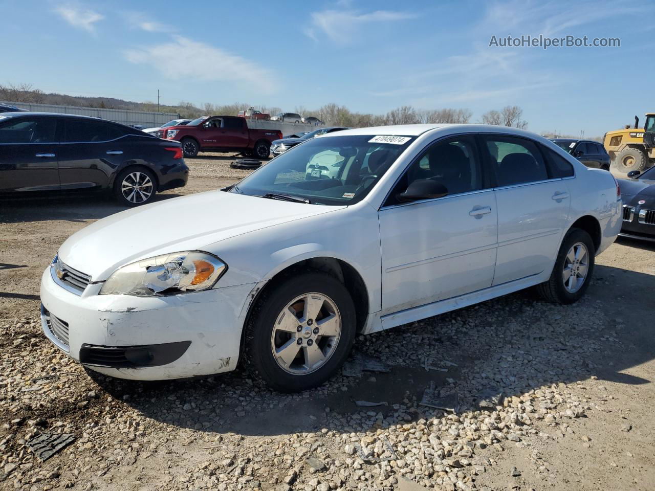 2011 Chevrolet Impala Lt White vin: 2G1WG5EK5B1260231