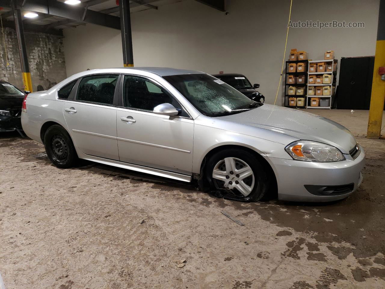 2011 Chevrolet Impala Lt Silver vin: 2G1WG5EK5B1305345