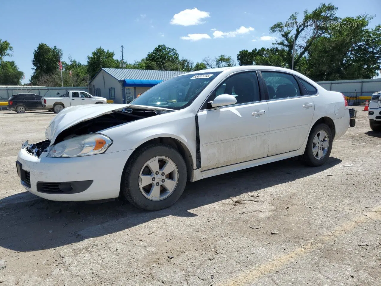 2011 Chevrolet Impala Lt White vin: 2G1WG5EK6B1156699