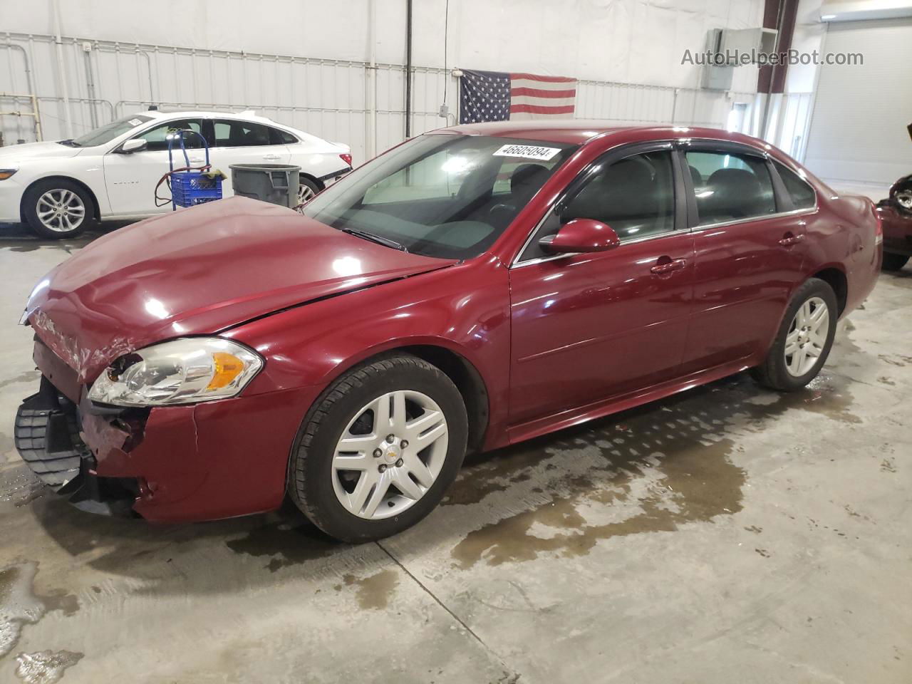 2011 Chevrolet Impala Lt Maroon vin: 2G1WG5EK6B1168805