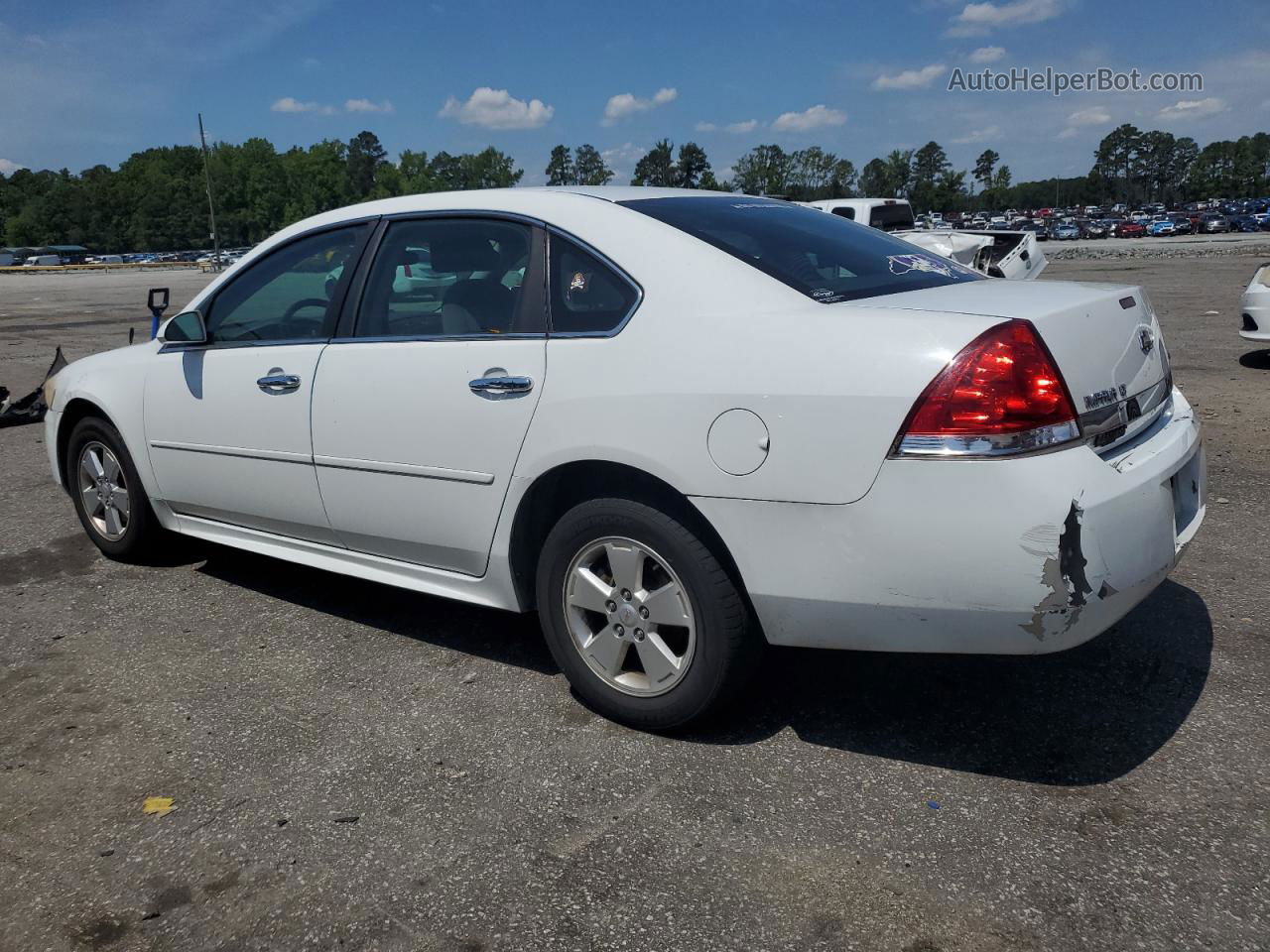 2011 Chevrolet Impala Lt White vin: 2G1WG5EK6B1209868