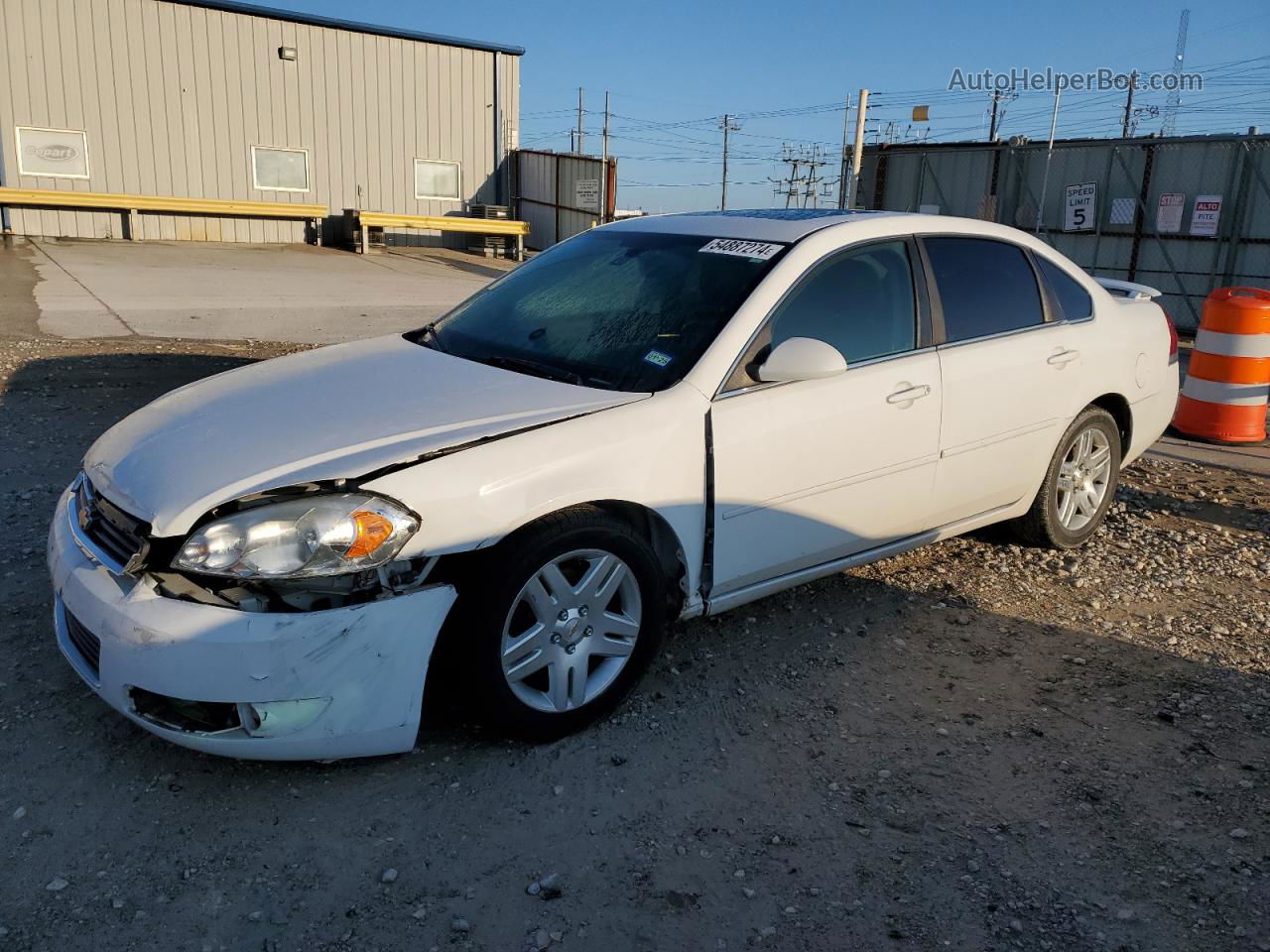 2011 Chevrolet Impala Lt White vin: 2G1WG5EK6B1273540