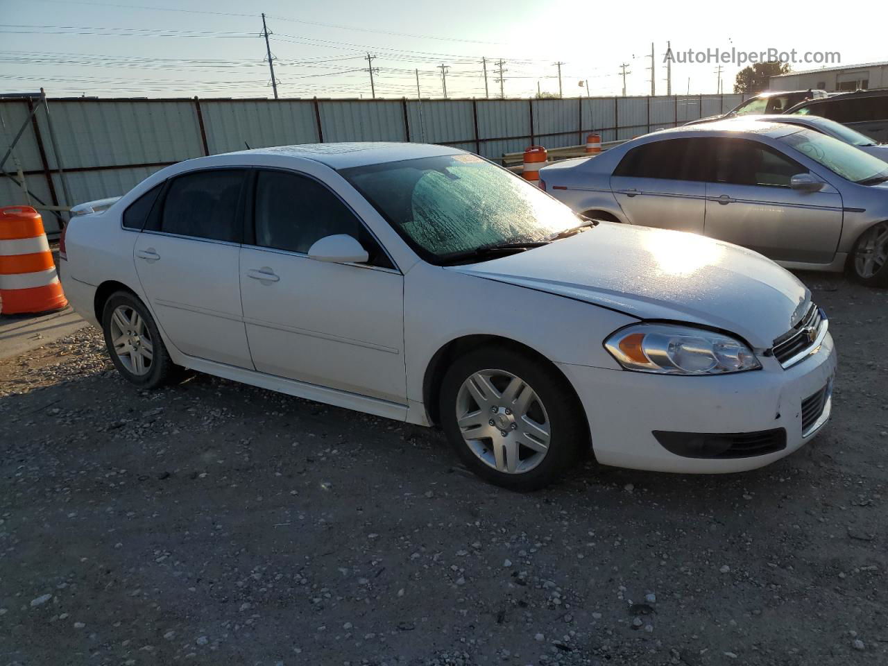 2011 Chevrolet Impala Lt White vin: 2G1WG5EK6B1273540