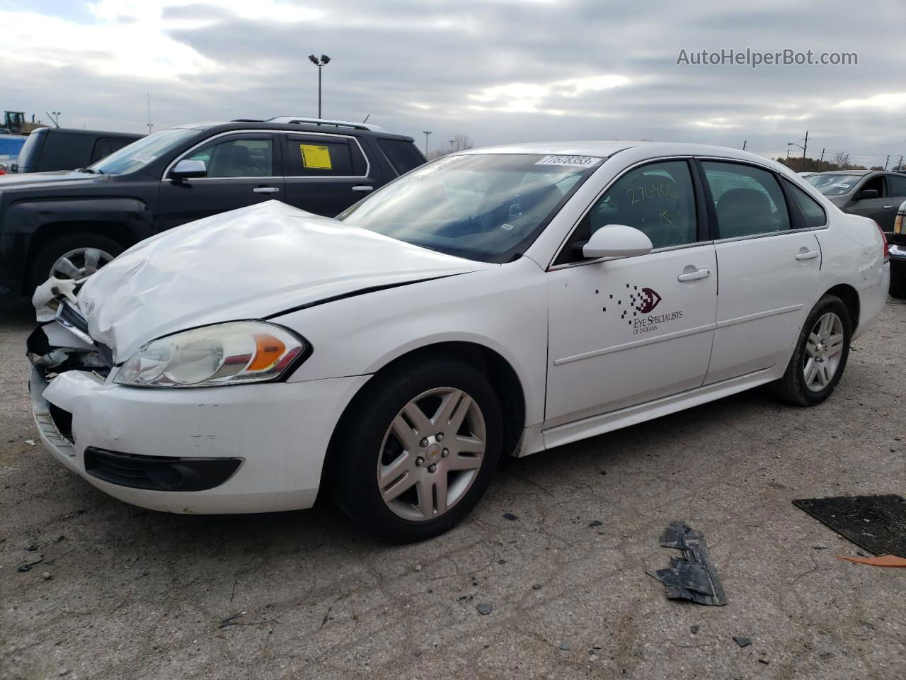 2011 Chevrolet Impala Lt White vin: 2G1WG5EK6B1276406