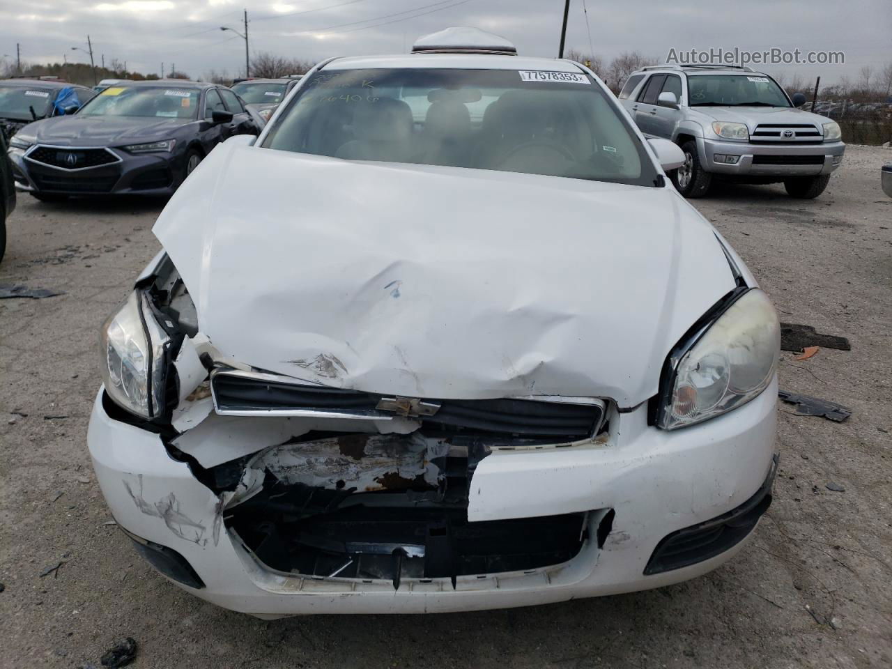 2011 Chevrolet Impala Lt White vin: 2G1WG5EK6B1276406