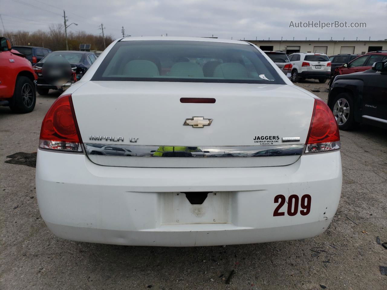 2011 Chevrolet Impala Lt White vin: 2G1WG5EK6B1276406