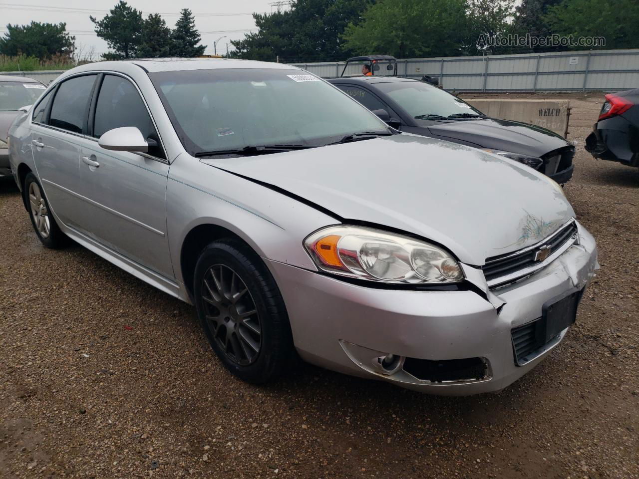 2011 Chevrolet Impala Lt Серебряный vin: 2G1WG5EK6B1292508