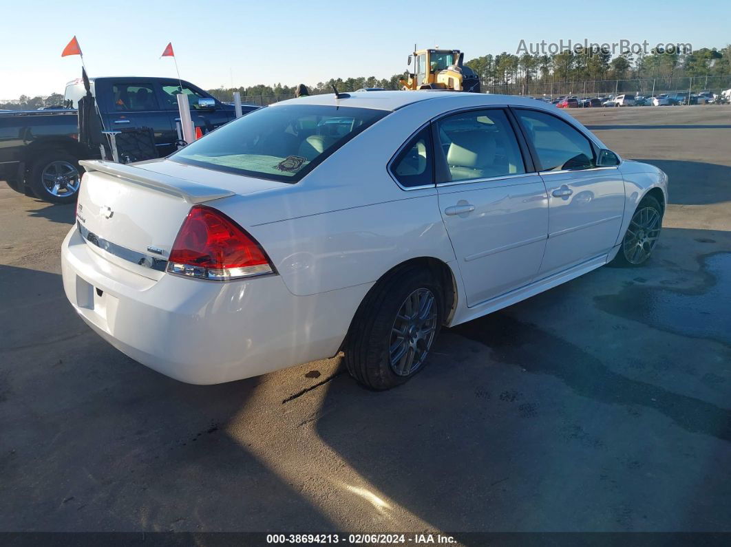 2011 Chevrolet Impala Lt White vin: 2G1WG5EK7B1129155