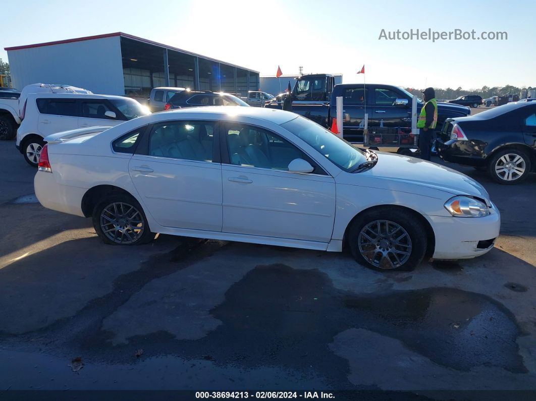 2011 Chevrolet Impala Lt White vin: 2G1WG5EK7B1129155