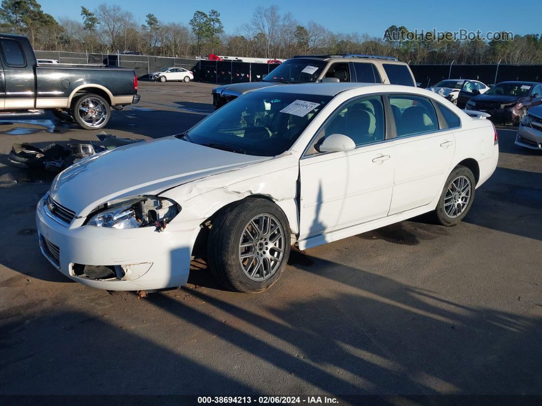 2011 Chevrolet Impala Lt White vin: 2G1WG5EK7B1129155