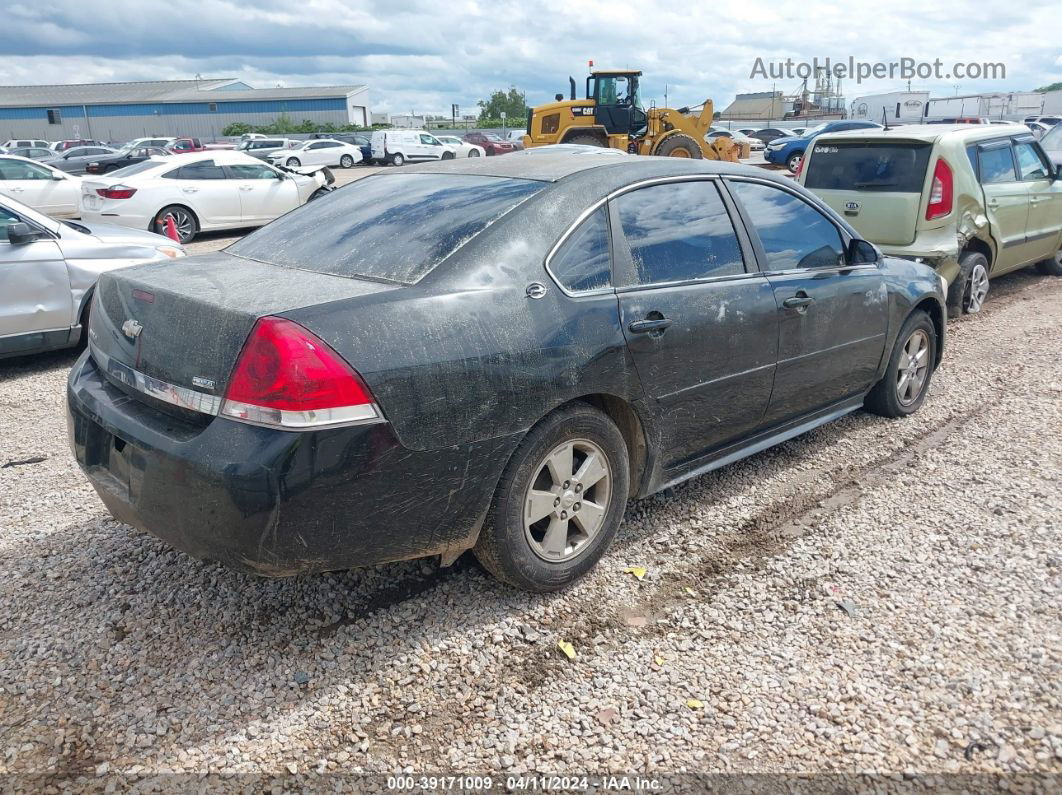 2011 Chevrolet Impala Lt Black vin: 2G1WG5EK7B1130242