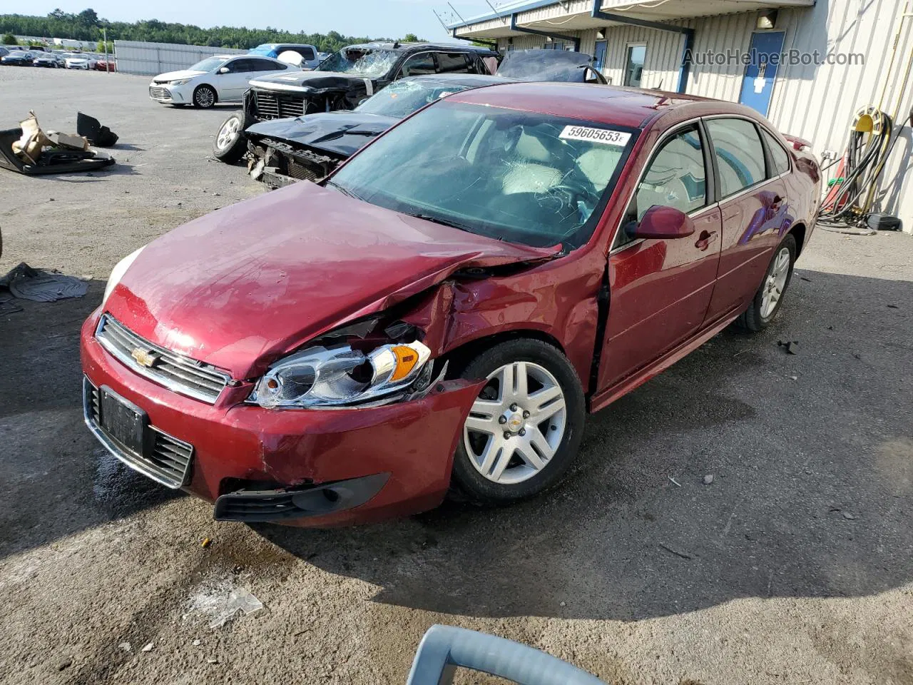 2011 Chevrolet Impala Lt Red vin: 2G1WG5EK7B1176881