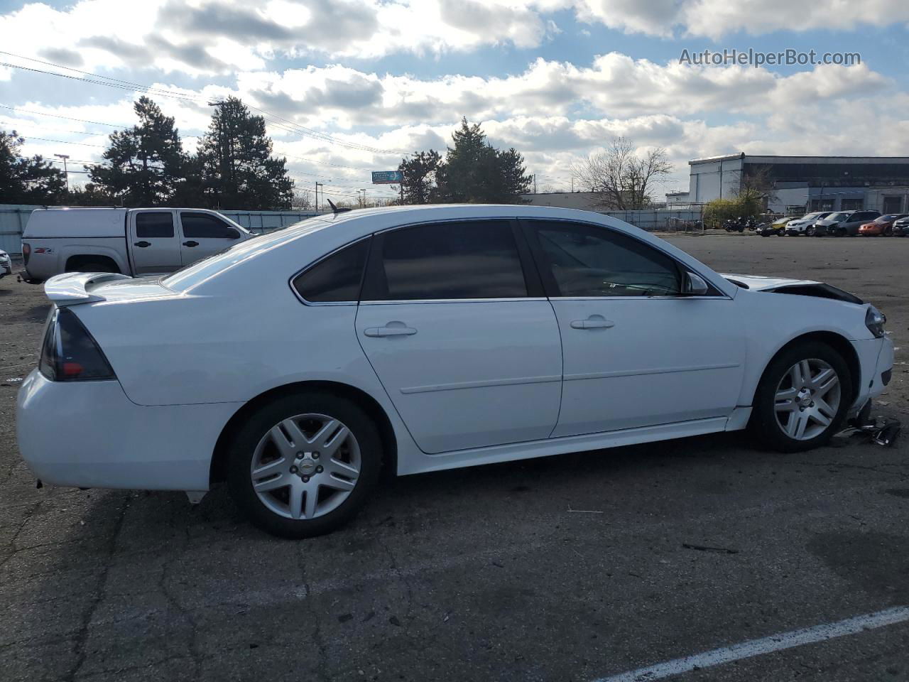 2011 Chevrolet Impala Lt White vin: 2G1WG5EK7B1239171