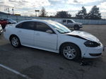 2011 Chevrolet Impala Lt White vin: 2G1WG5EK7B1239171