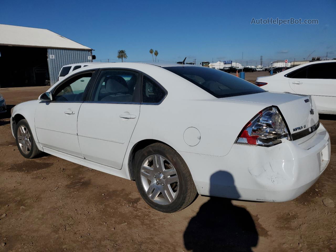 2011 Chevrolet Impala Lt White vin: 2G1WG5EK7B1264586