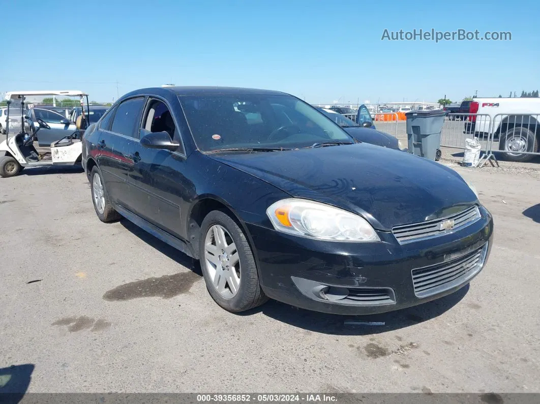 2011 Chevrolet Impala Lt Black vin: 2G1WG5EK7B1280822