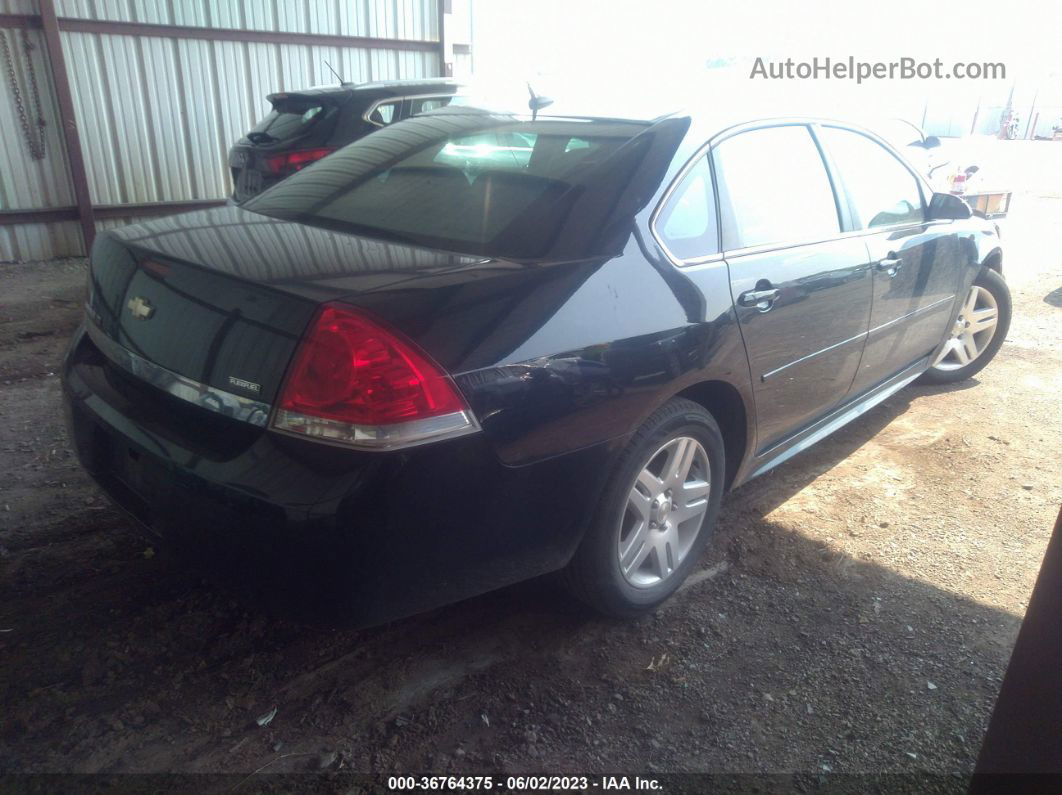 2011 Chevrolet Impala Lt Fleet Black vin: 2G1WG5EK7B1289116