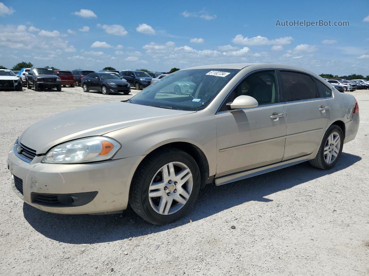 2011 Chevrolet Impala Lt Tan vin: 2G1WG5EK7B1316220