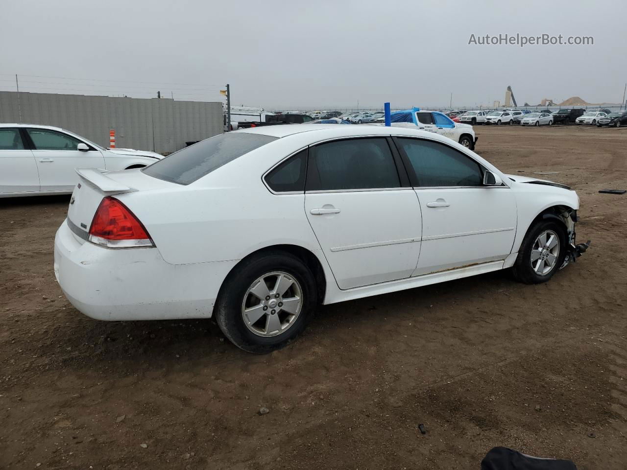 2011 Chevrolet Impala Lt White vin: 2G1WG5EK7B1317108