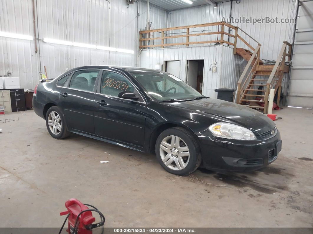 2011 Chevrolet Impala Lt Black vin: 2G1WG5EK7B1330182