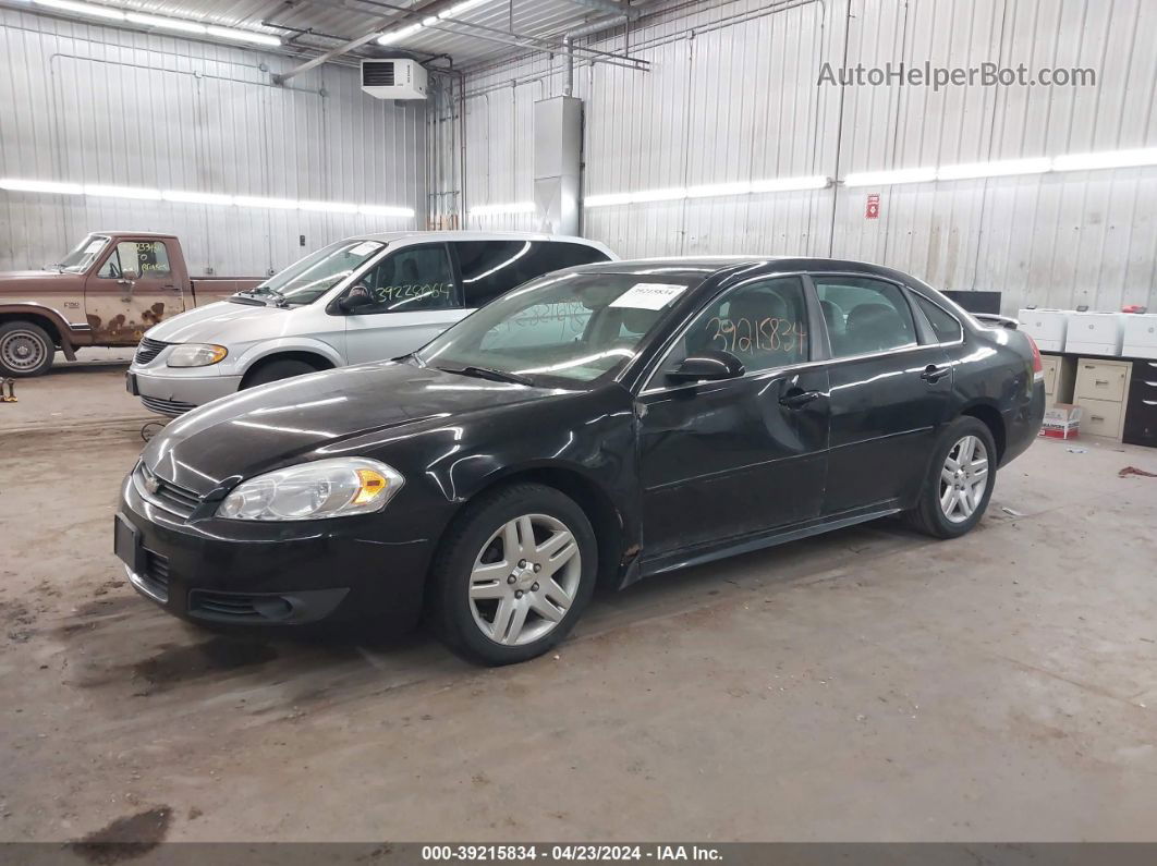 2011 Chevrolet Impala Lt Black vin: 2G1WG5EK7B1330182