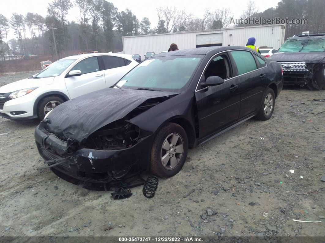 2011 Chevrolet Impala Lt Black vin: 2G1WG5EK8B1112283