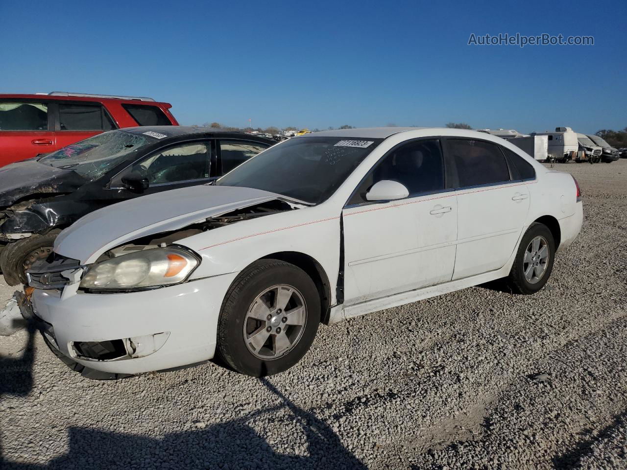 2011 Chevrolet Impala Lt White vin: 2G1WG5EK8B1121811