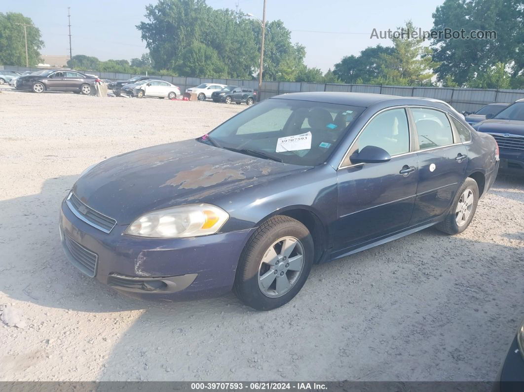 2011 Chevrolet Impala Lt Blue vin: 2G1WG5EK8B1139208