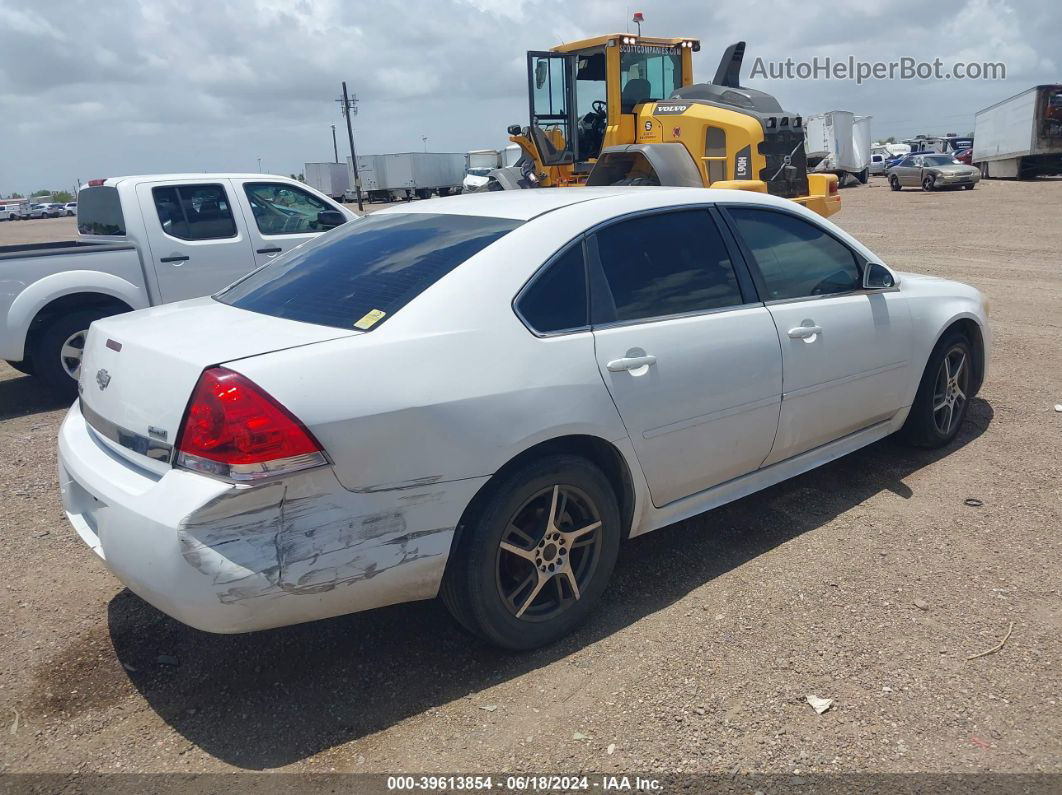 2011 Chevrolet Impala Lt White vin: 2G1WG5EK8B1148300