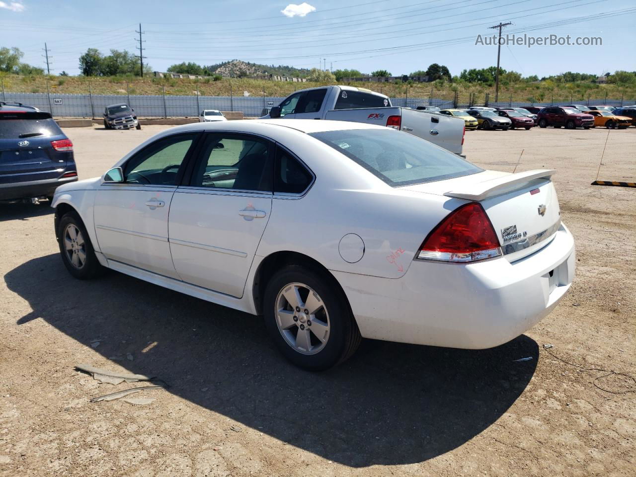 2011 Chevrolet Impala Lt White vin: 2G1WG5EK8B1184911