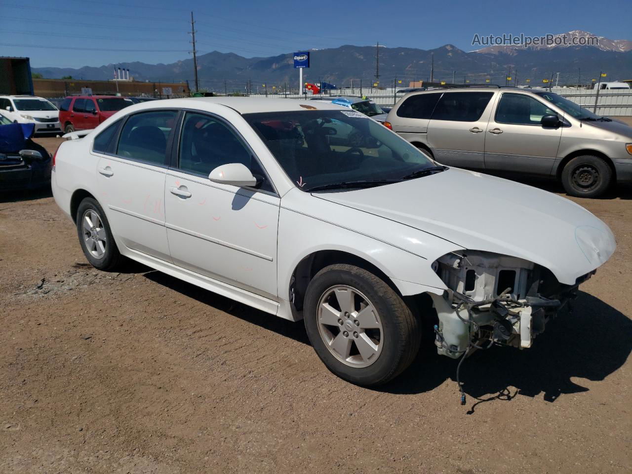 2011 Chevrolet Impala Lt White vin: 2G1WG5EK8B1184911