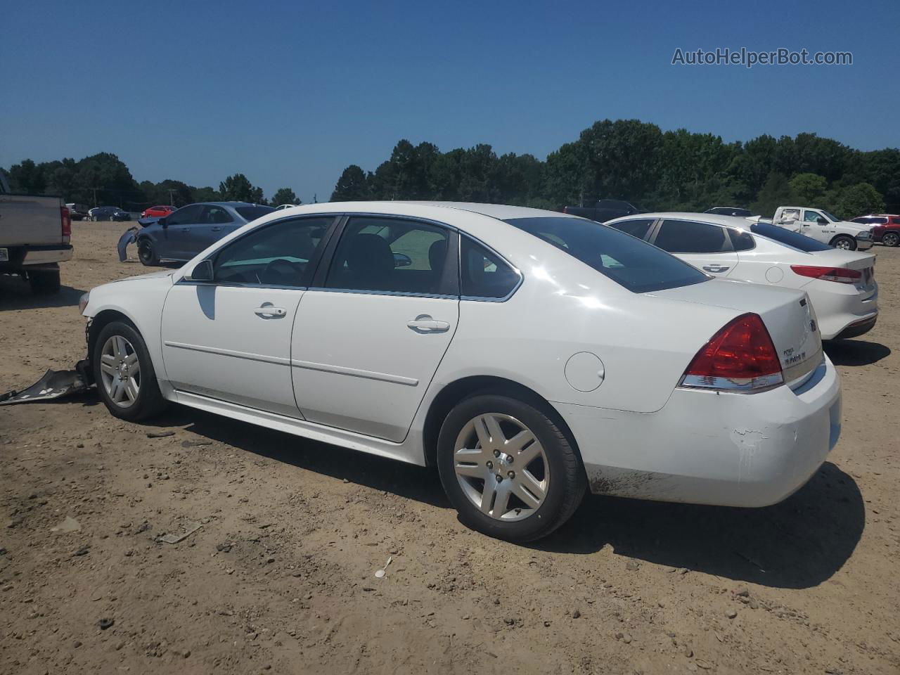 2011 Chevrolet Impala Lt White vin: 2G1WG5EK8B1234500