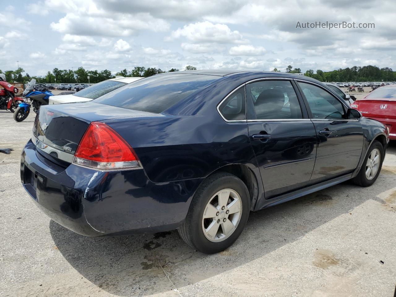 2011 Chevrolet Impala Lt Blue vin: 2G1WG5EK8B1304836