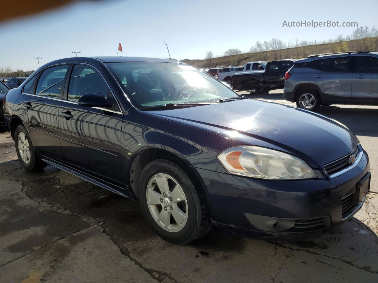 2011 Chevrolet Impala Lt Синий vin: 2G1WG5EK9B1118593