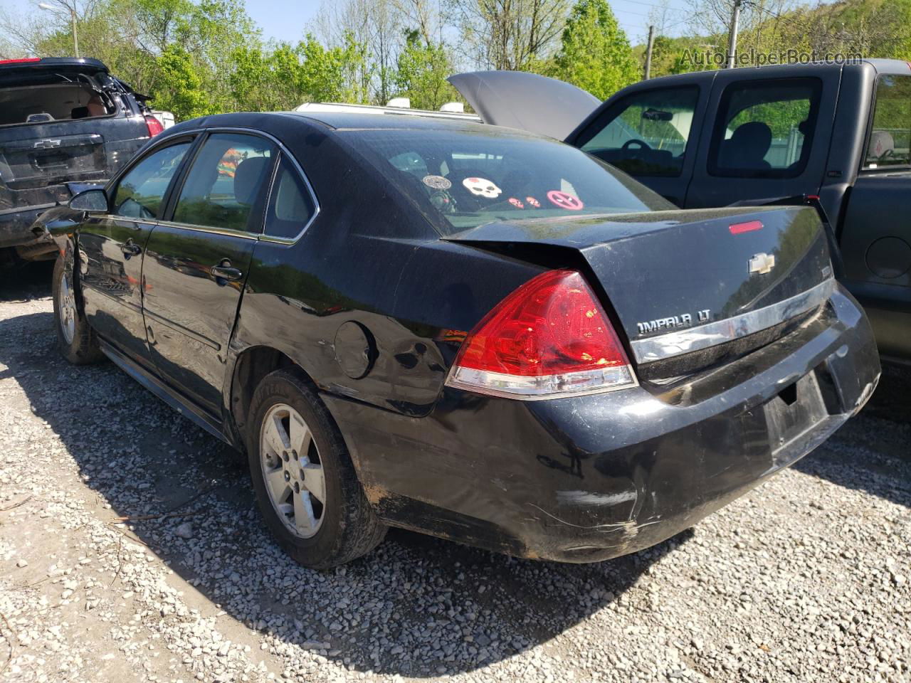 2011 Chevrolet Impala Lt Black vin: 2G1WG5EK9B1177739