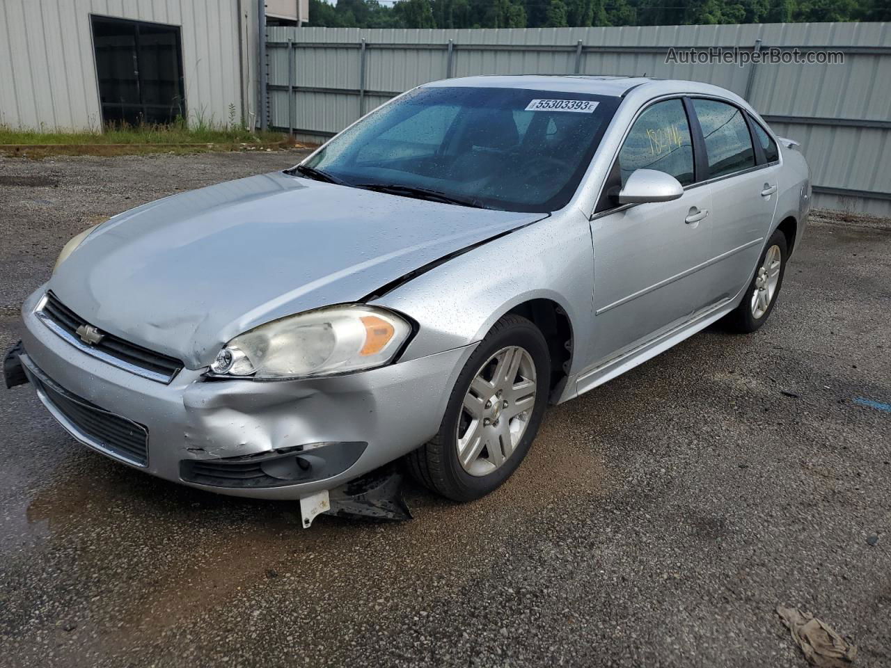 2011 Chevrolet Impala Lt Silver vin: 2G1WG5EK9B1179975