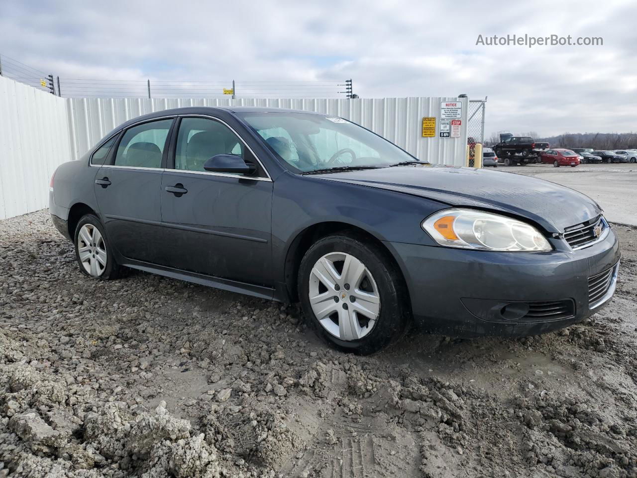 2011 Chevrolet Impala Lt Gray vin: 2G1WG5EK9B1222615