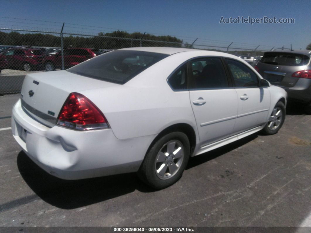 2011 Chevrolet Impala Lt Fleet White vin: 2G1WG5EK9B1269854