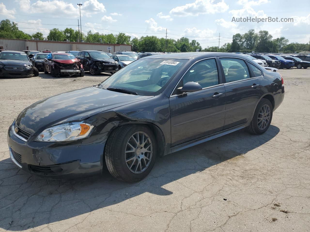 2011 Chevrolet Impala Lt Charcoal vin: 2G1WG5EK9B1275184