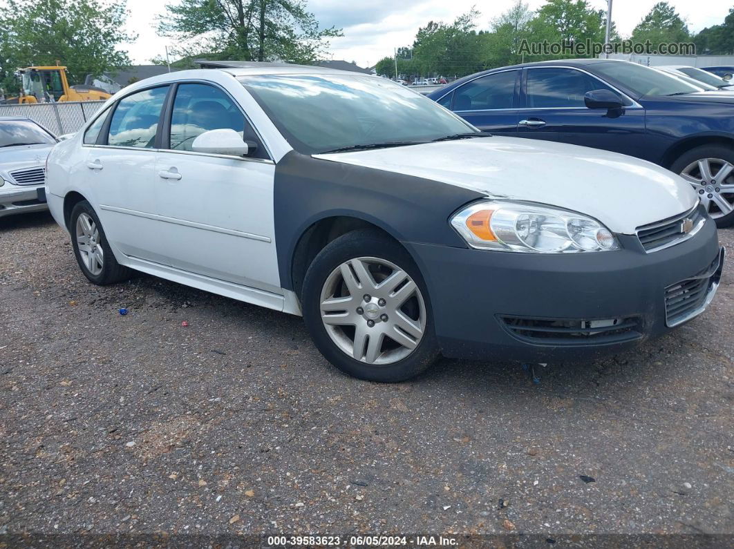 2011 Chevrolet Impala Lt White vin: 2G1WG5EK9B1293815