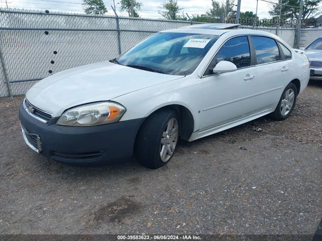 2011 Chevrolet Impala Lt White vin: 2G1WG5EK9B1293815