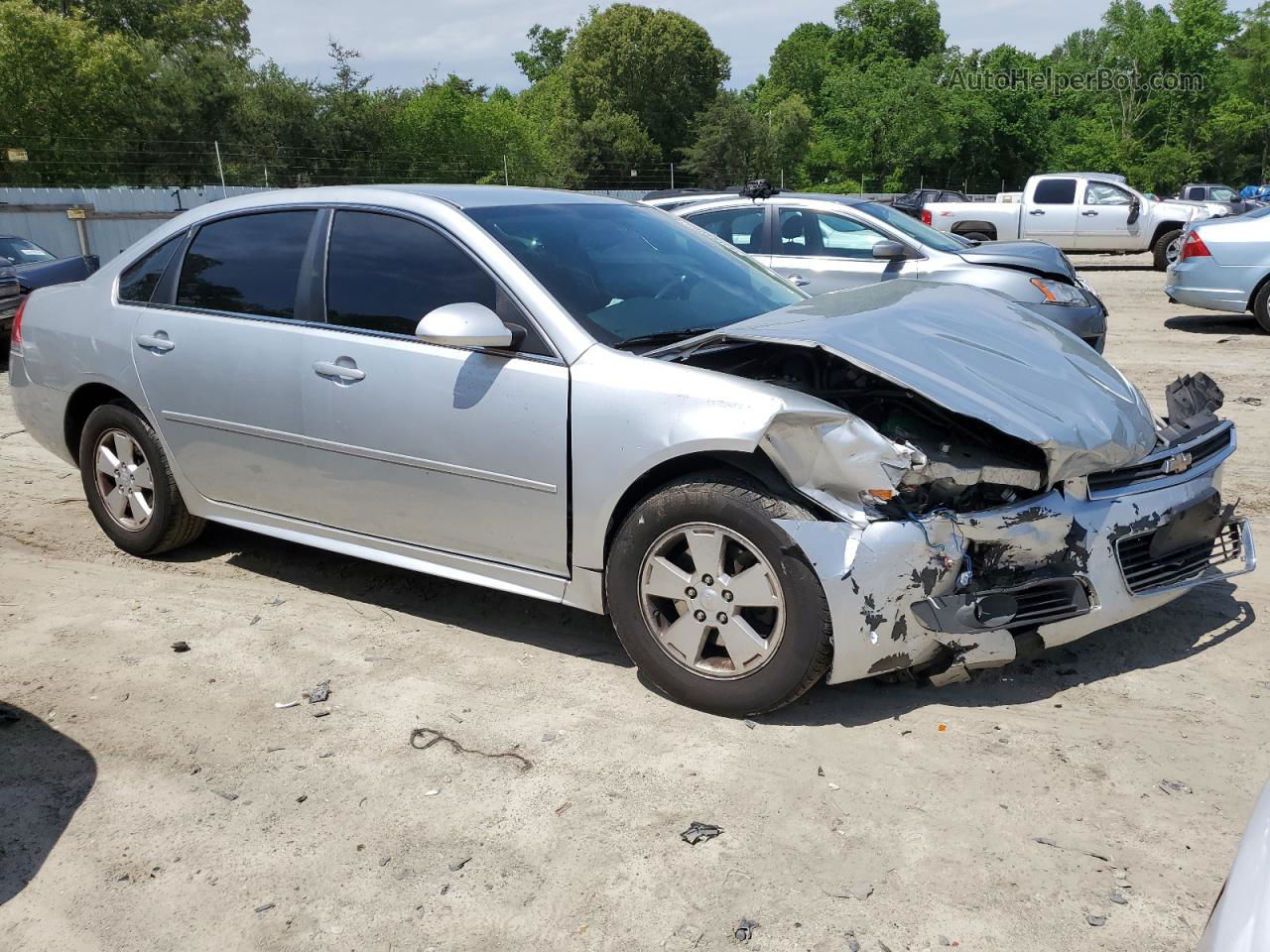 2011 Chevrolet Impala Lt Серебряный vin: 2G1WG5EK9B1307633