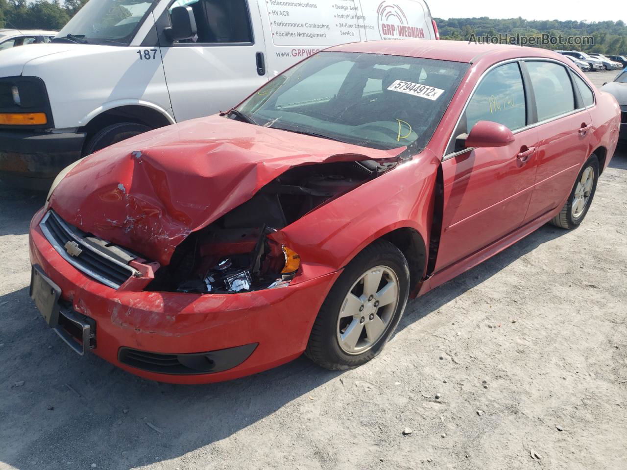 2011 Chevrolet Impala Lt Red vin: 2G1WG5EKXB1144488