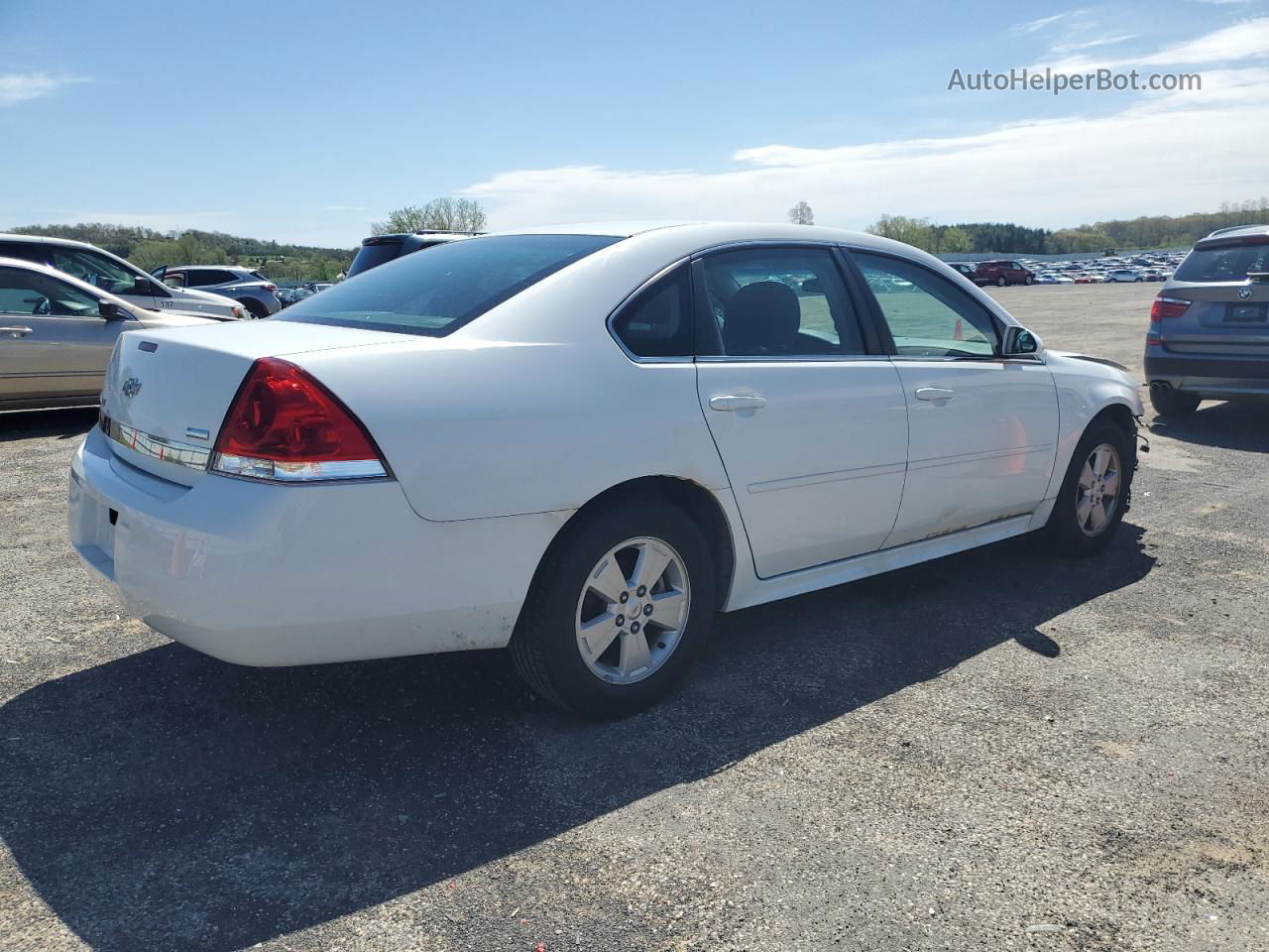 2011 Chevrolet Impala Lt White vin: 2G1WG5EKXB1160447