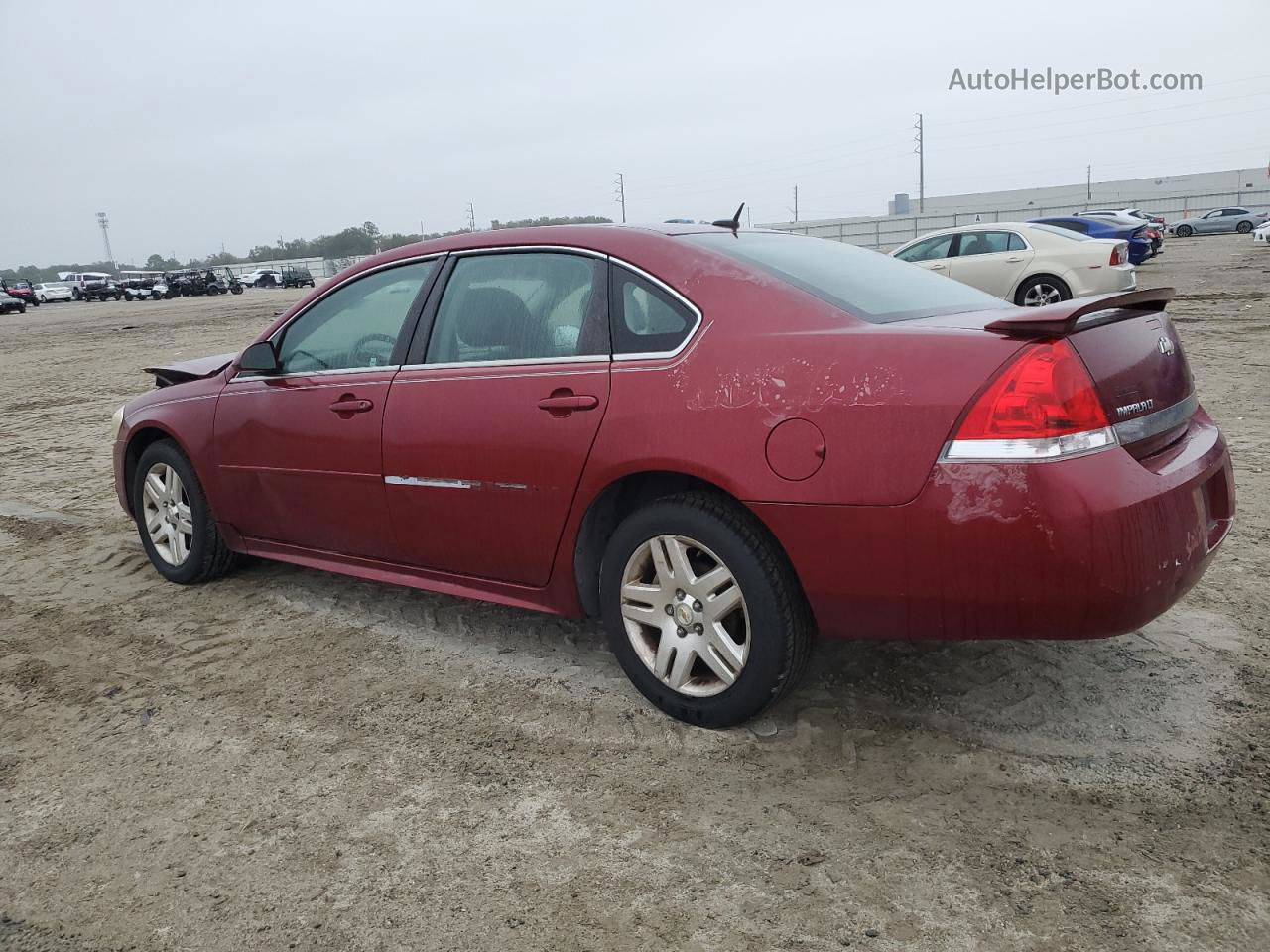 2011 Chevrolet Impala Lt Burgundy vin: 2G1WG5EKXB1182707