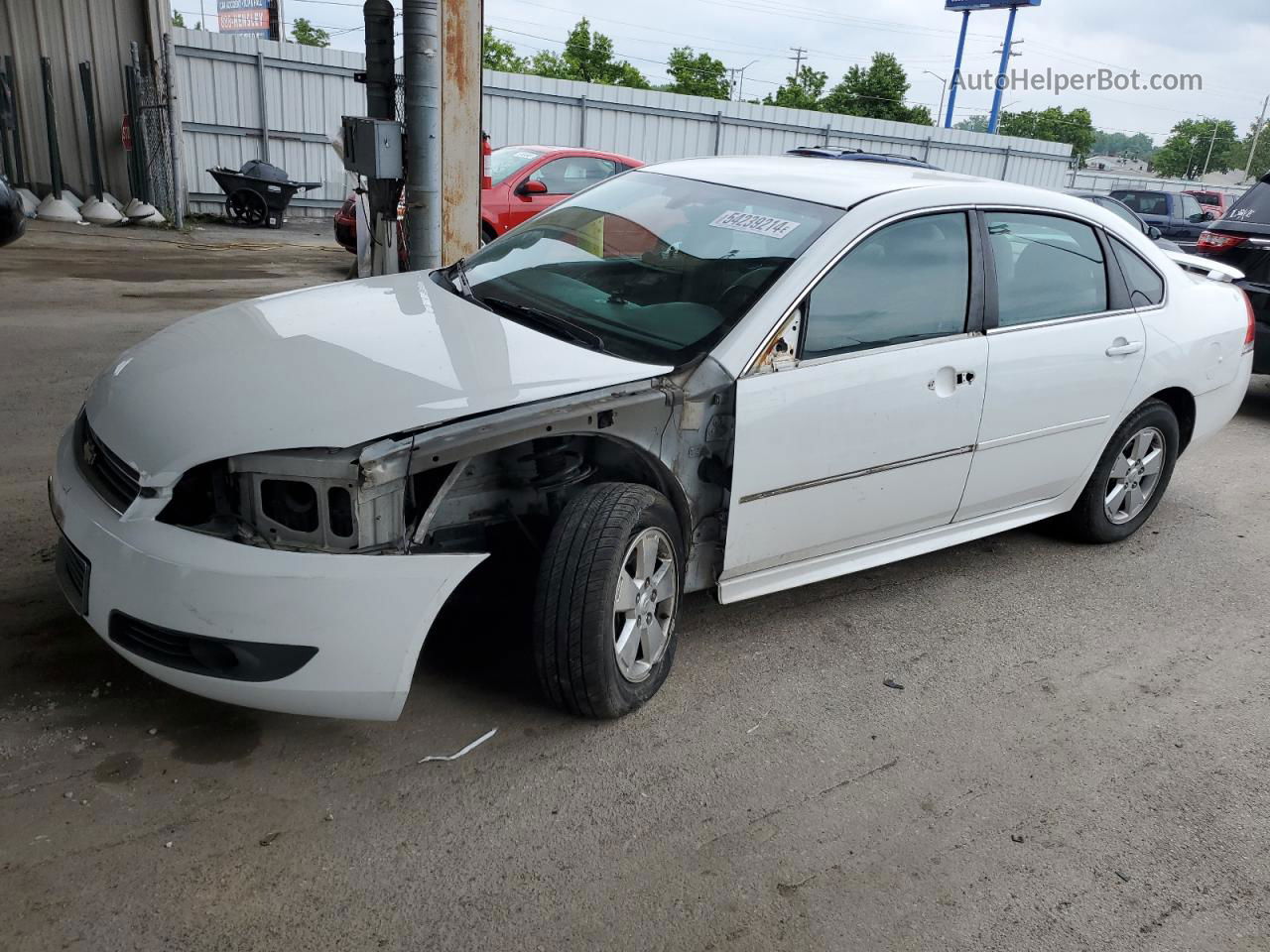 2011 Chevrolet Impala Lt White vin: 2G1WG5EKXB1223322