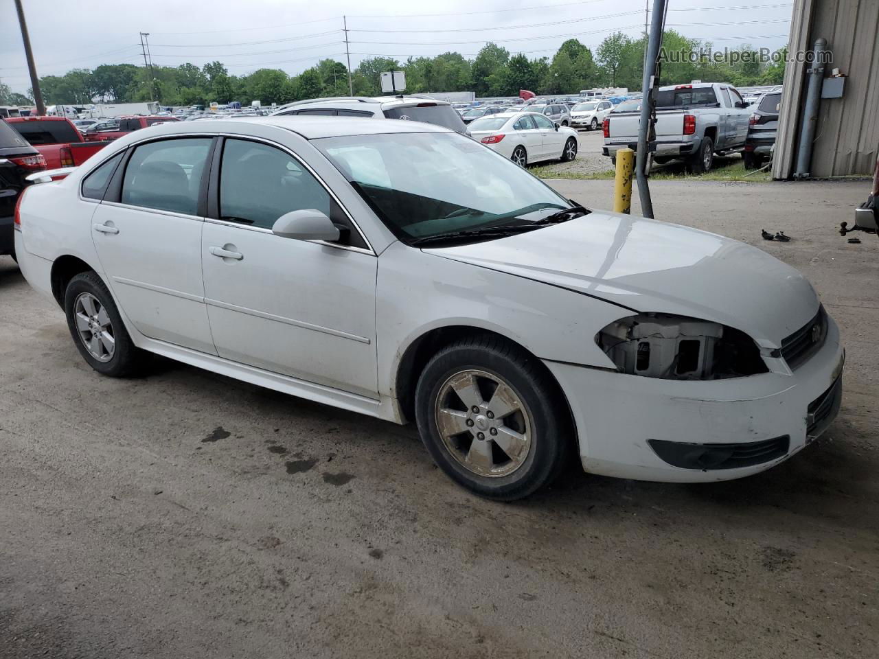 2011 Chevrolet Impala Lt White vin: 2G1WG5EKXB1223322